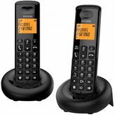 TELEFONO DECT ALCATEL E160 BLACK DUO CALL BLOC