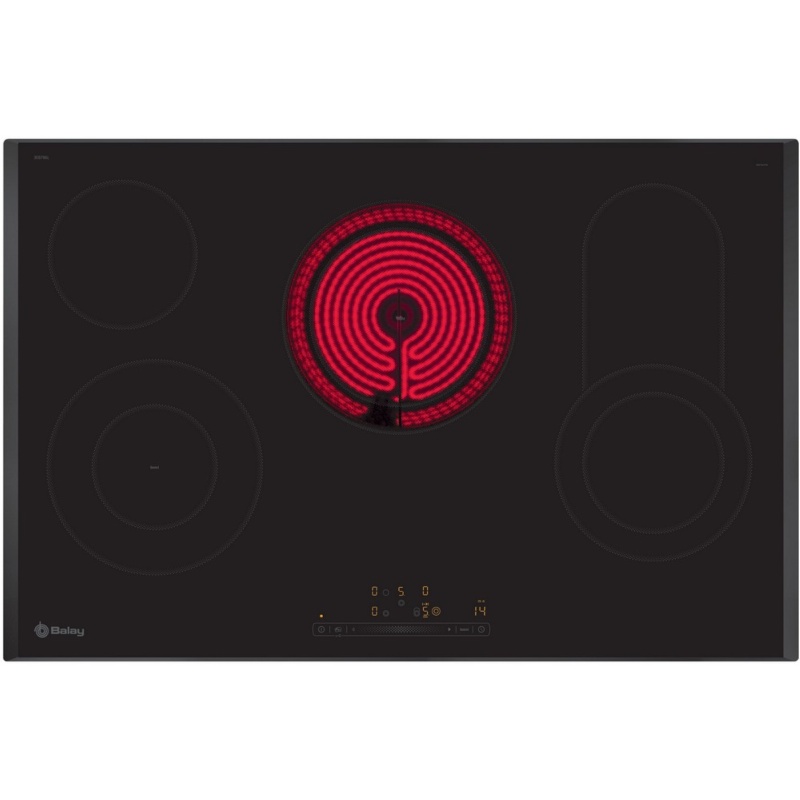 PLACA VITROCERAMICA 4 FUEGOS 80 cm BALAY 3EB786LQ