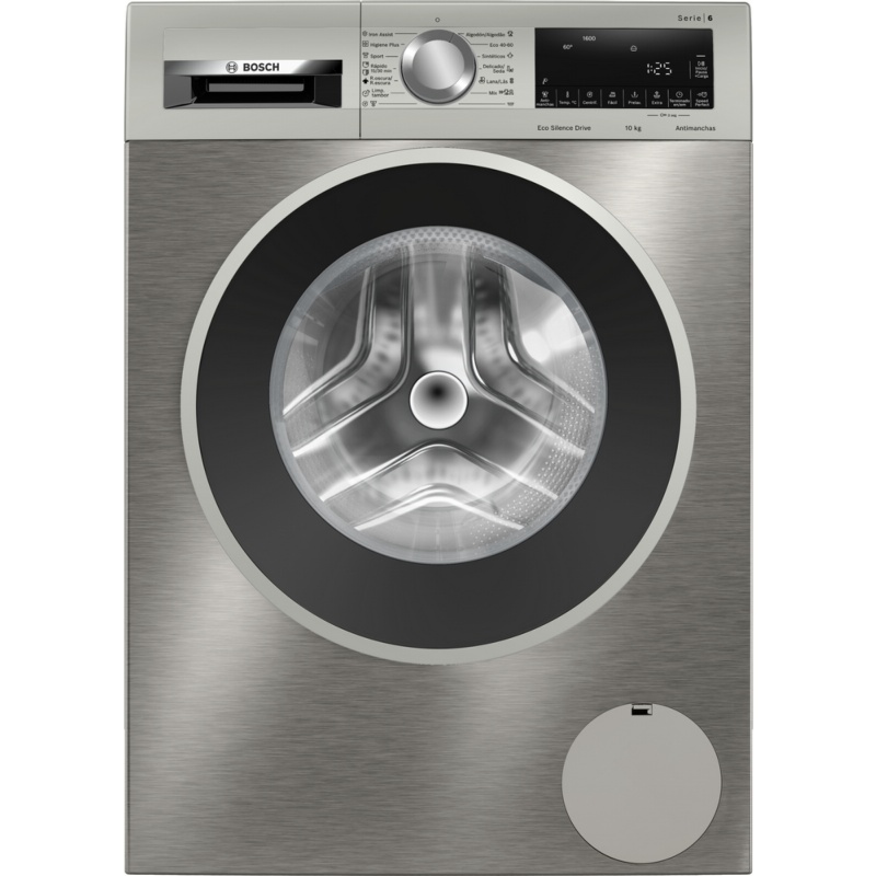 LAVADORA CARGA FRONTAL INOX 10 kg y 1600 rpm BOSCH WGG256ZAES