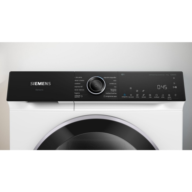 SECADORA CONDENSACION CON BOMBA DE CALOR 9 kg SIEMENS WQ46H2B0ES 1