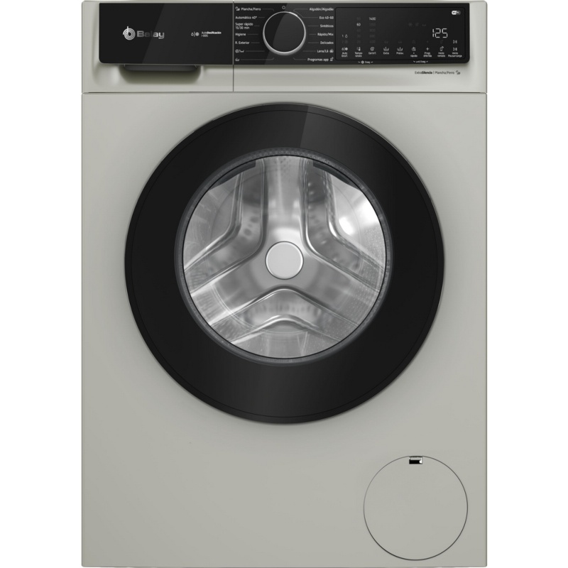 LAVADORA CARGA FRONTAL INOX CON AUTODOSIFICADOR 9 kg y 1400 rpm BALAY 3TS3104XH