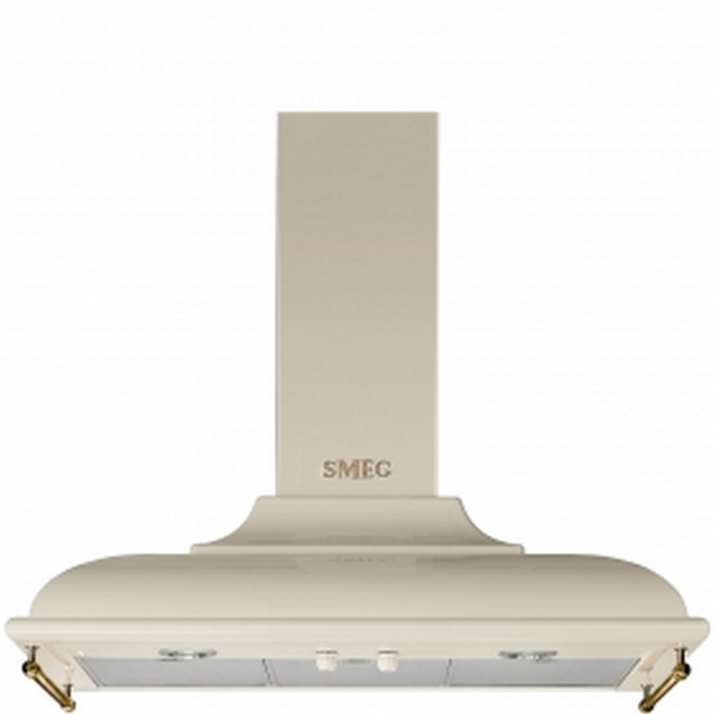 CAMPANA SMEG KC19POE 90CM 820m3/h PARED CREMA