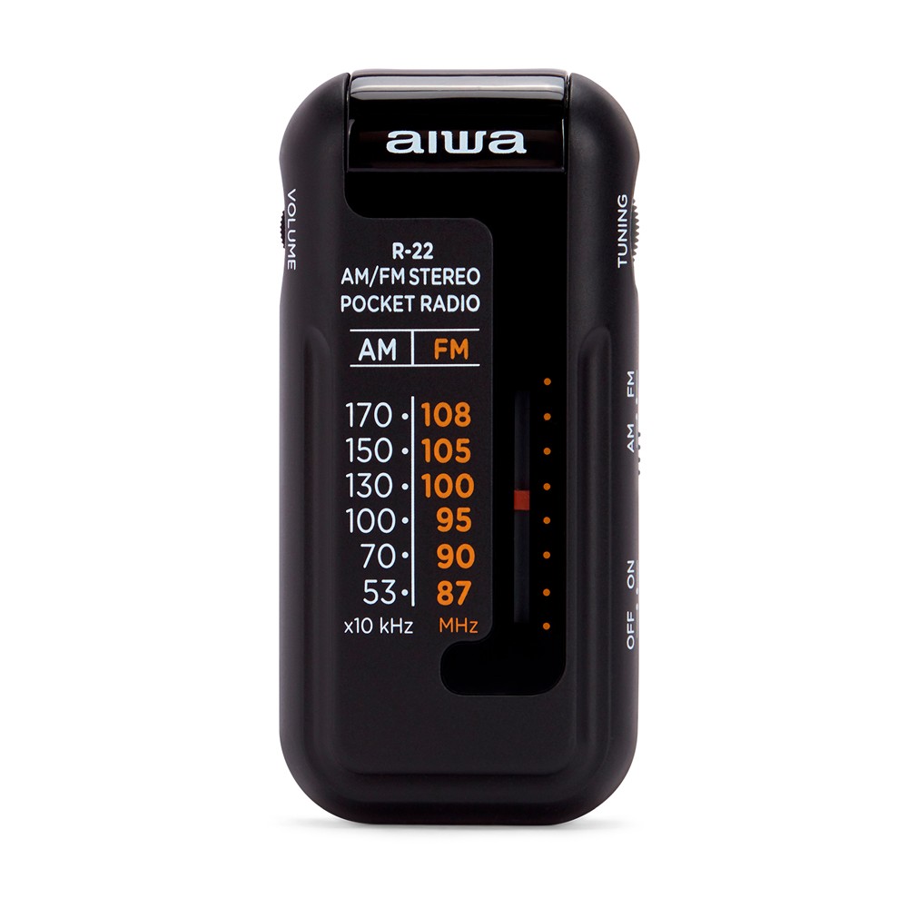 RADIO PORTATIL AIWA R22BK AM/FM COMPACTO BLACK