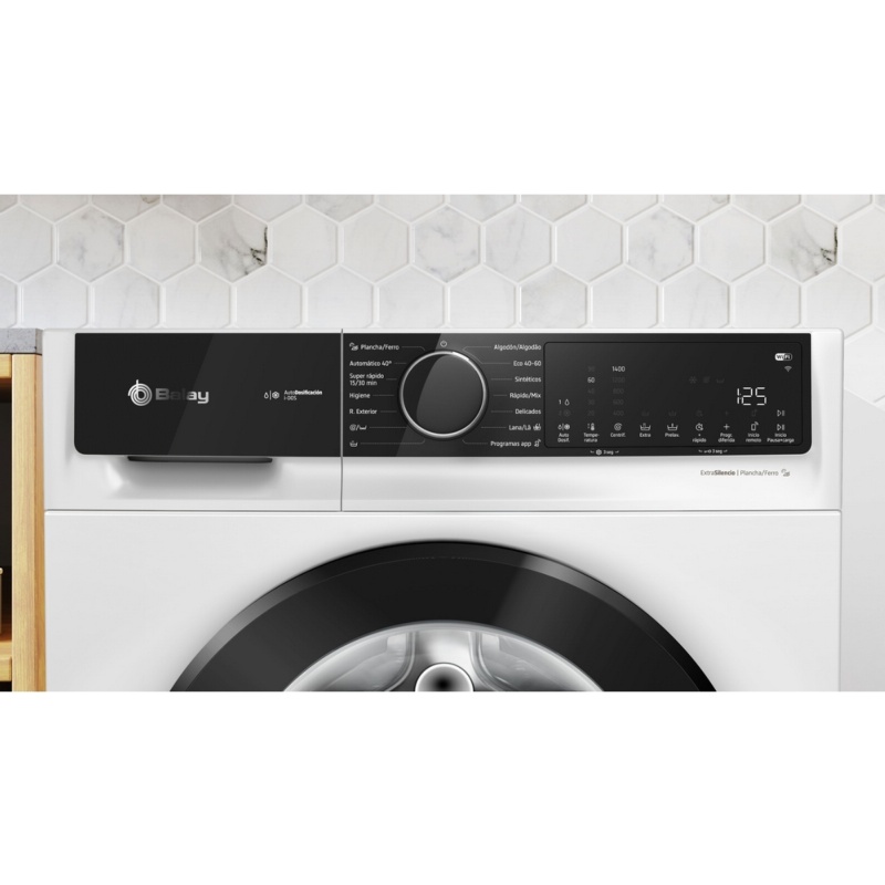 LAVADORA CARGA FRONTAL CON AUTODOSIFICADOR 9 kg y 1400 rpm BALAY 3TS3104BH 1