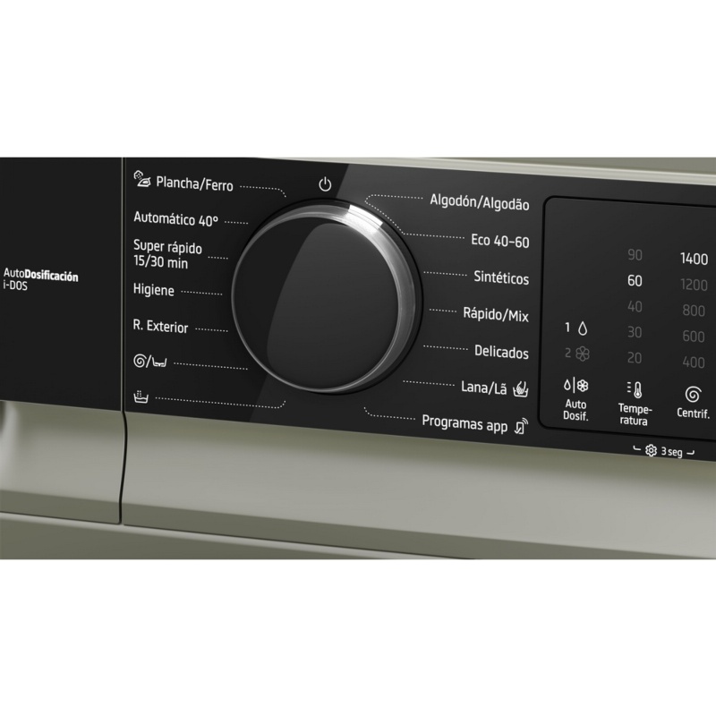 LAVADORA CARGA FRONTAL INOX CON AUTODOSIFICADOR 9 kg y 1400 rpm BALAY 3TS3104XH 3