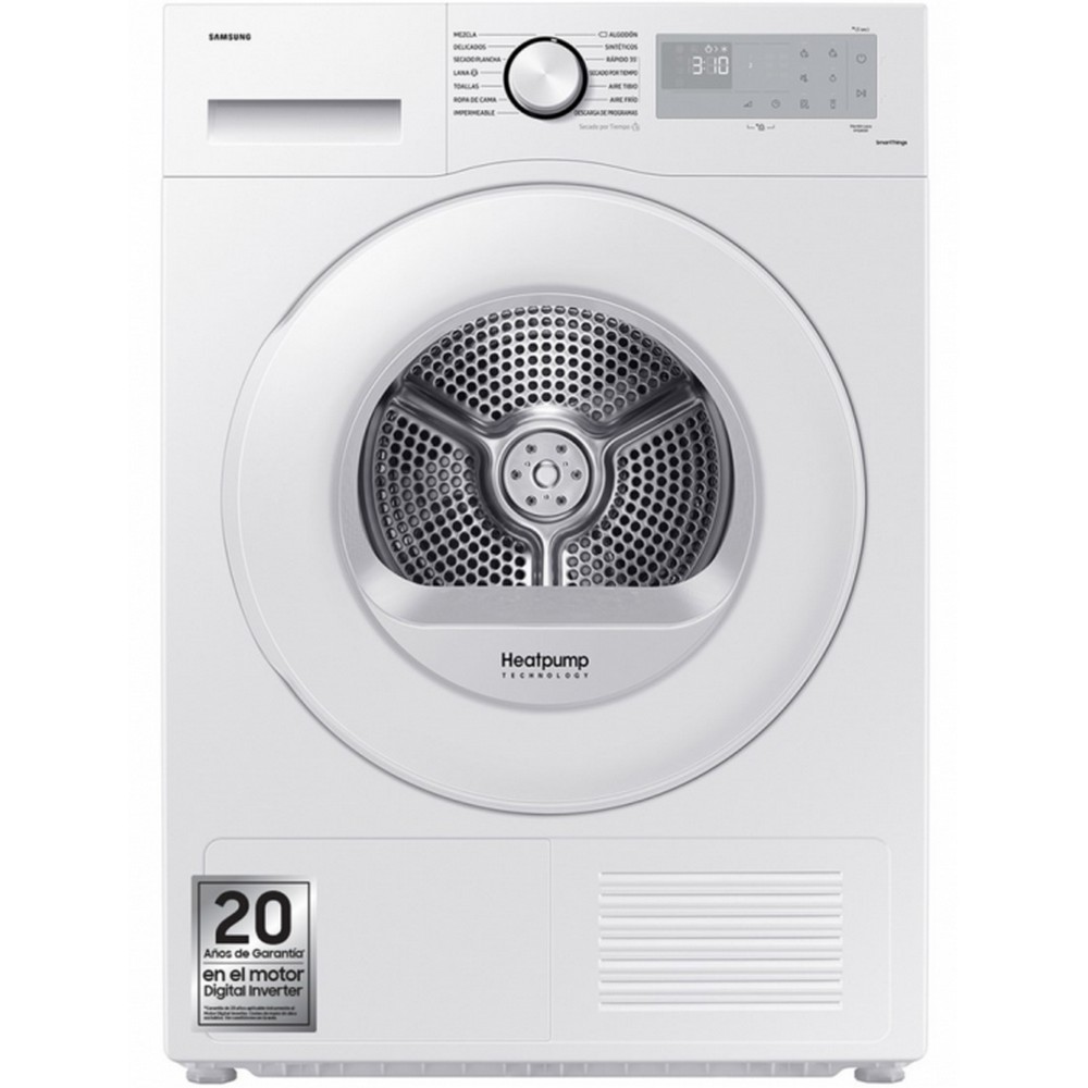 SECADORA CONDENSACION CON BOMBA DE CALOR BLANCA 8 kg SAMSUNG DV80CGC0B0THEC