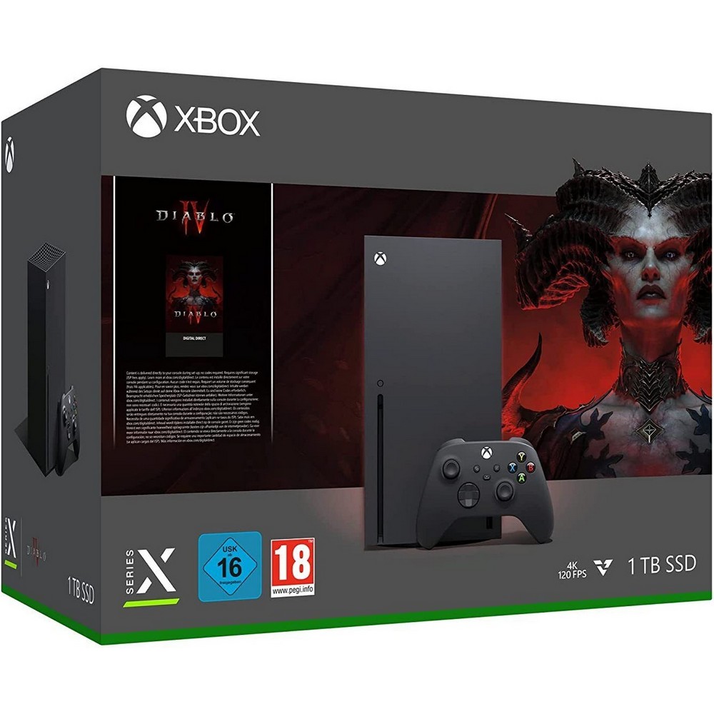 CONSOLA MS XBOX SERIES X 1 TB + DIABLO 4