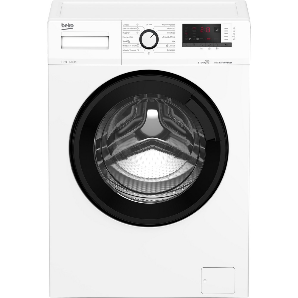 LAVADORA CARGA FRONTAL BLANCA 7 kg 1200 rpm BEKO WRA7615XW