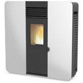 ESTUFA DE PELLET RED POD FIRST SLIM 8KW WHITE (CANA