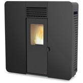 ESTUFA DE PELLET RED POD FIRST SLIM 8KW BLACK (CANA