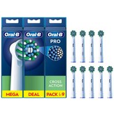 ACCESORIO ORALB EB50 9 FFS CROSS ACTION (MEGA PACK3+3+3