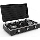 HORNILLO GAS UNIVERSAL BLUE 7013 3F NEGRO. BASE INOX C/TAPA