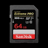 TARJETA DE MEMORIA SANDISK SD SDXC EXTREME PRO 64GB 300M