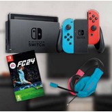 CONSOLA NINTENDO SWITCH NEON +FC24 SPORT+AURICULAR