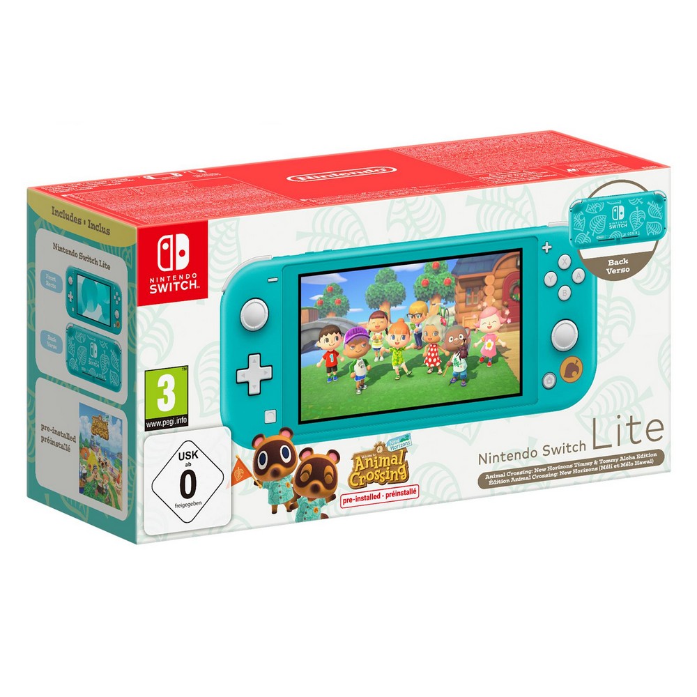 CONSOLA NINTENDO SWITCH LITE TURQUES ED +ANIMAL CR