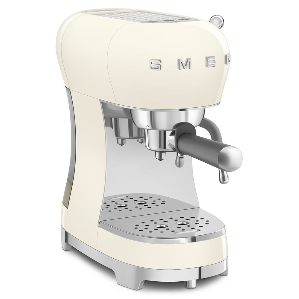 CAFETERA SMEG ECF02CREU CREMA LINEA AÑOS 50