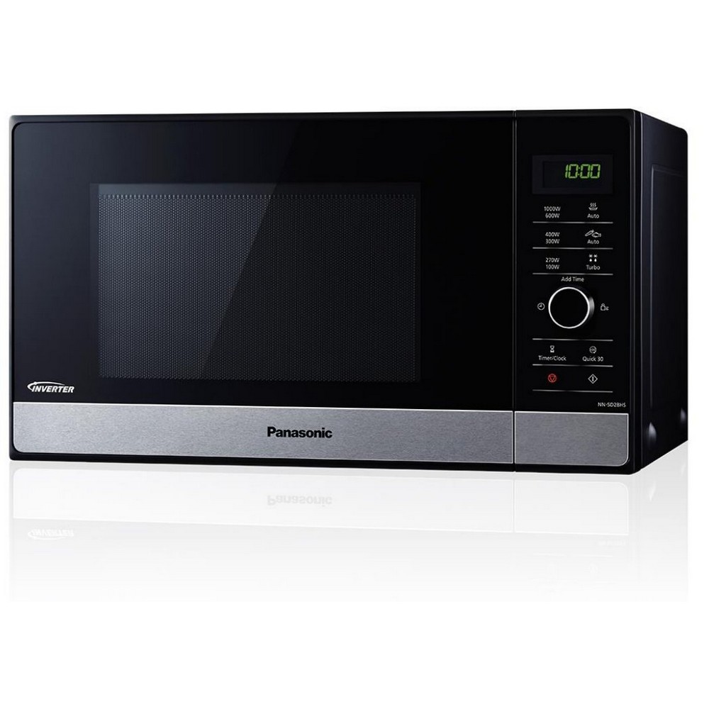 MICROONDAS NEGRO CON GRILL 23 litros PANASONIC NNSD28HS