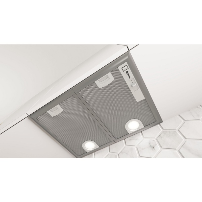 CAMPANA GRUPO FILTRANTE INTEGRABLE 53 cm GRIS METALIZADO BALAY 3BF255NG 1