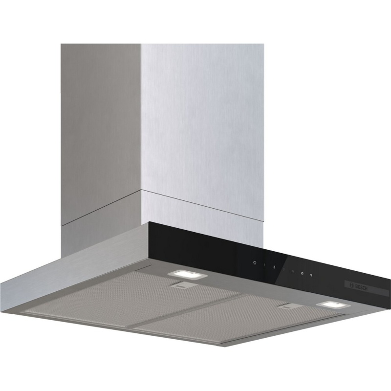 CAMPANA DECORATIVA 60 cm INOX MATE CON CRISTAL BOSCH DWB67DN30