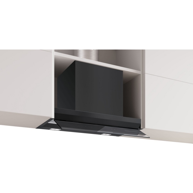CAMPANA DECORATIVA INTEGRADA 60 cm CRISTAL NEGRO BOSCH DBB67DP60