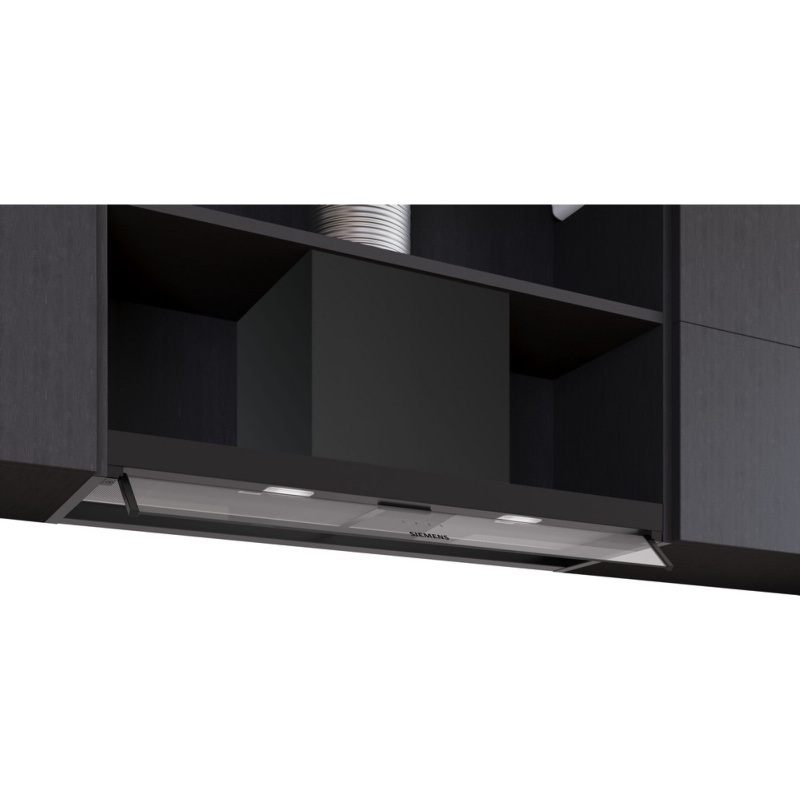 CAMPANA DECORATIVA INTEGRADA 90 cm NEGRO MATE SIEMENSL LJ95BCC60