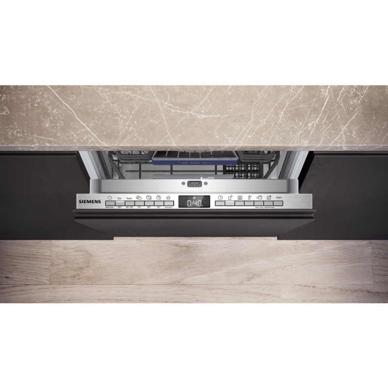 LAVAVAJILLAS INTEGRABLE 45 cm CON 3ª BANDEJA Y PUERTA DESLIZANTE SIEMENS SR93EX25LE 2