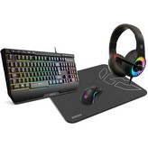 TECLADO+RATON+AURICULAR+ALF. KROM KIT KENYA GAMING