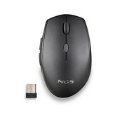 RATON NGS WIRELESS BEE NEGRO ERGONOMICO SILENCIOSO
