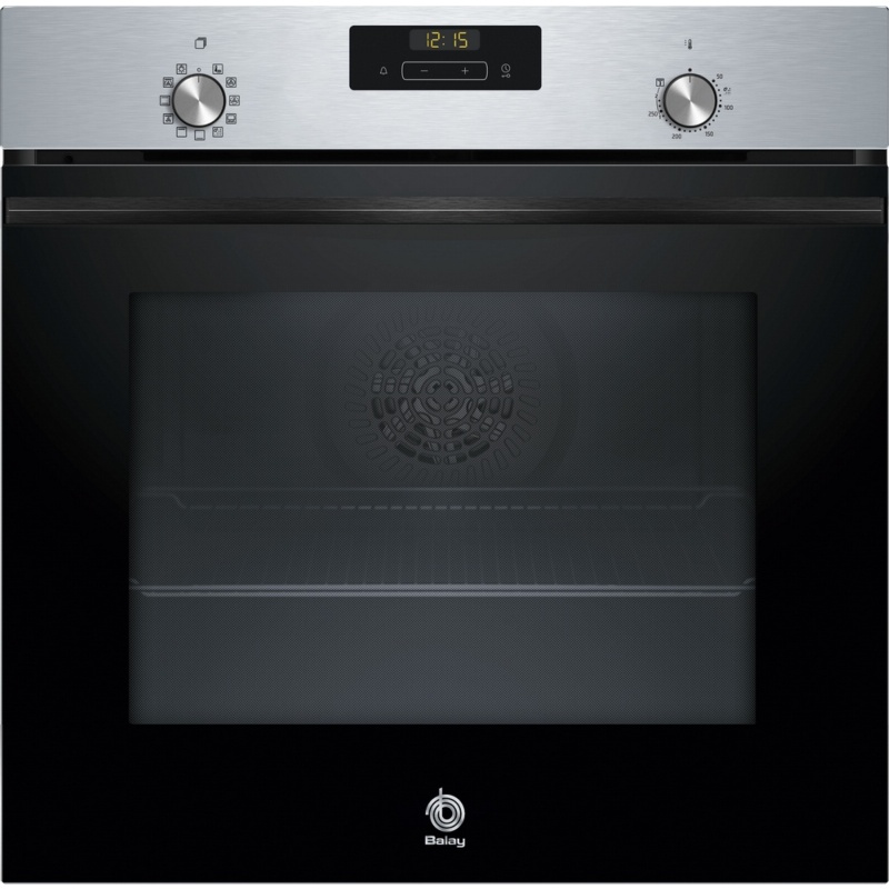 HORNO MULTIFUNCION CON FUNCION FREIDORA AIRE CRISTAL NEGRO-INOX BALAY 3HB4151X3