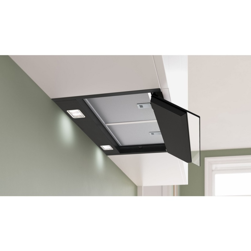 CAMPANA DECORATIVA INTEGRADA 60 cm CRISTAL NEGRO BOSCH DBB67DP60 4