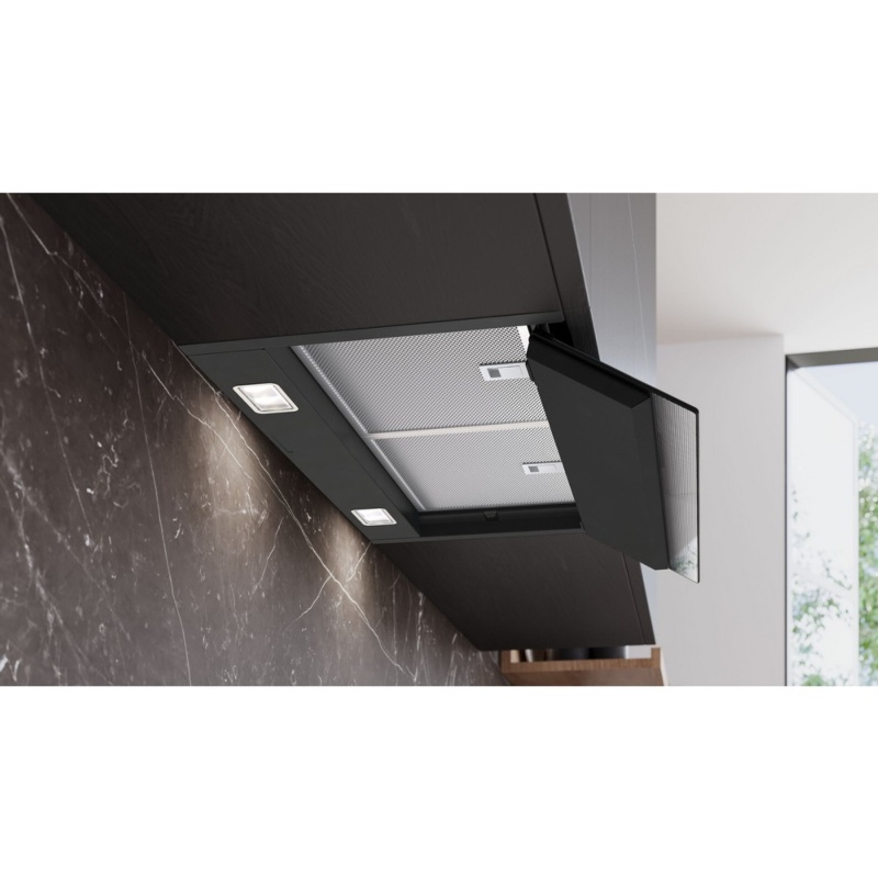 CAMPANA DECORATIVA INTEGRADA 60 cm NEGRO MATE SIEMENSL LJ67BDP60 3