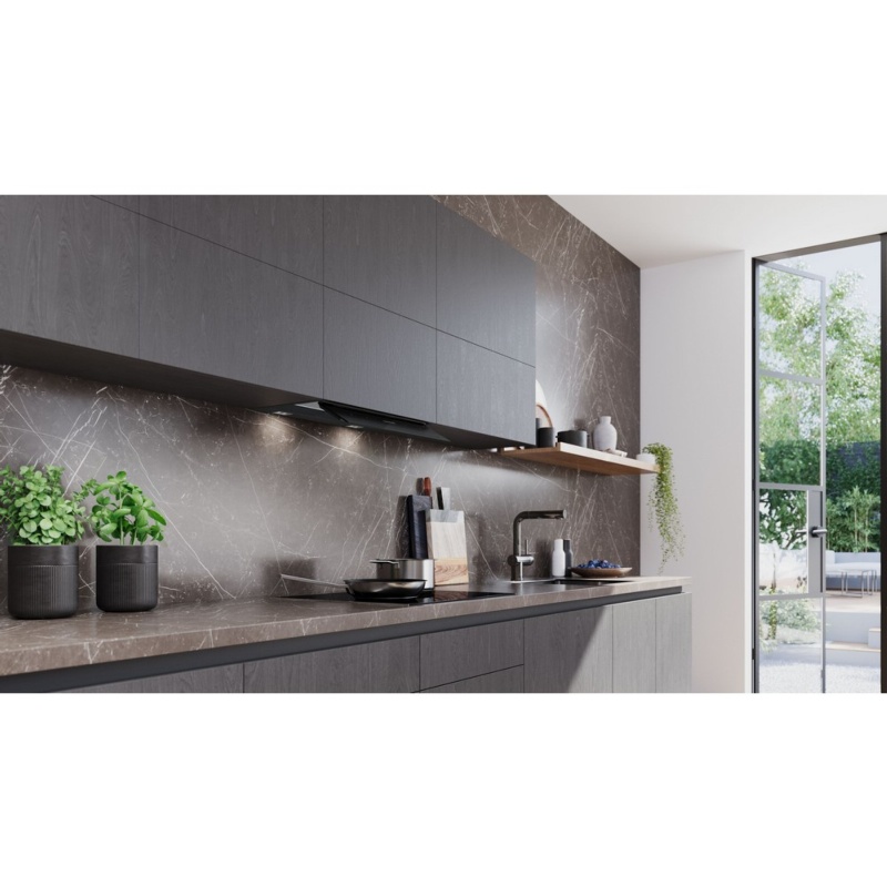 CAMPANA DECORATIVA INTEGRADA 60 cm NEGRO MATE SIEMENSL LJ67BDP60 2
