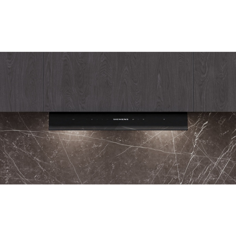 CAMPANA DECORATIVA INTEGRADA 60 cm NEGRO MATE SIEMENS LJ68BET60 1