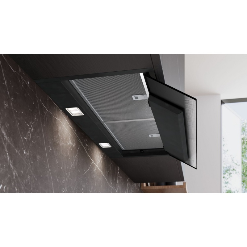 CAMPANA DECORATIVA INTEGRADA 80 cm NEGRO MATE SIEMENSL LJ88BET60 1