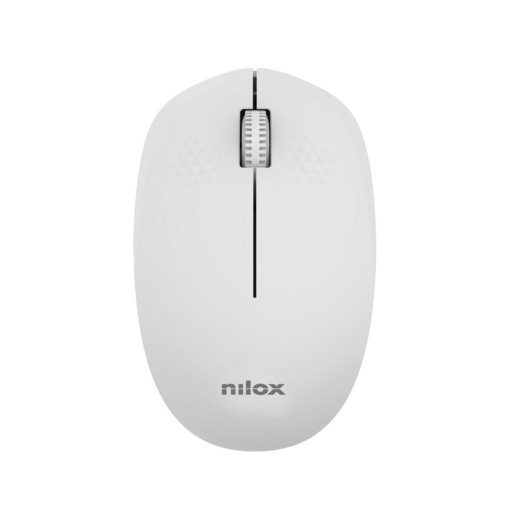 RATON NILOX INALAMBRICO 1000 DPI BLANCO