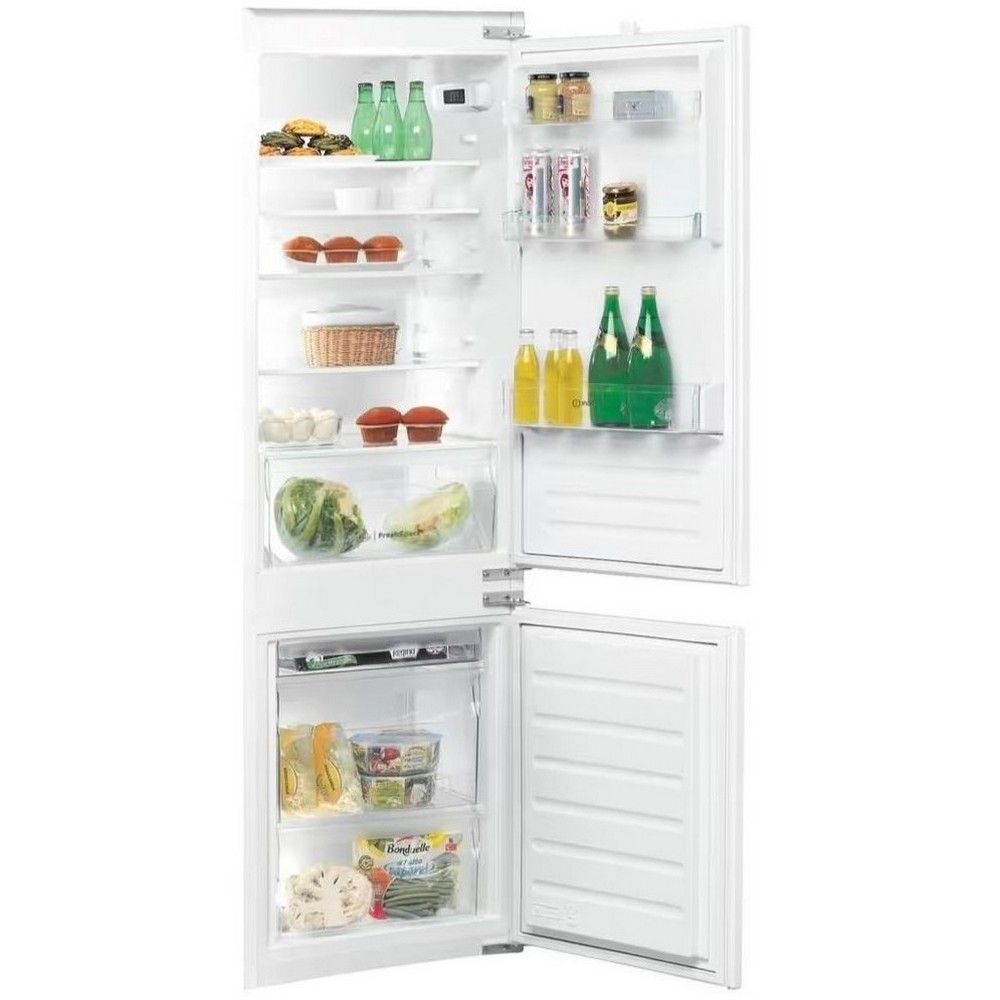 FRIGORIFICO COMBI INTEGRABLE NO FROST 177x54 INDESIT BI18A2DI