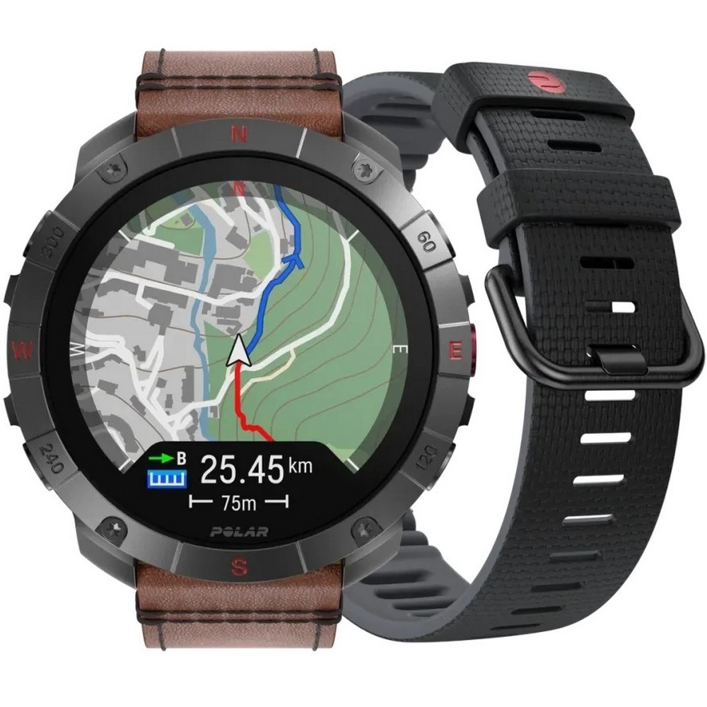 SMARTWATCH POLAR GRIT X2 PRO TI LTHR BRNZ M/L