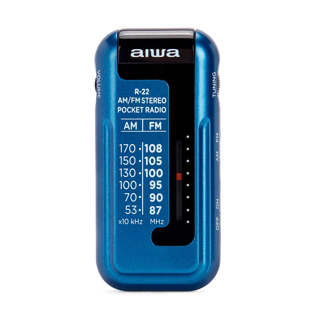 RADIO PORTATIL AIWA R22BL AM/FM COMPACTO BLUE