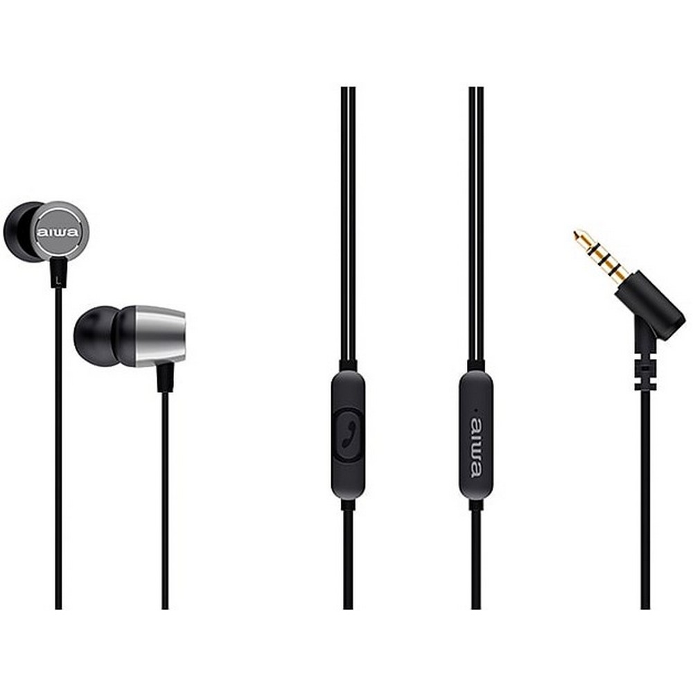 AURICULARES AIWA ESTM30SL CONEX 3,5 MICRO SILVER