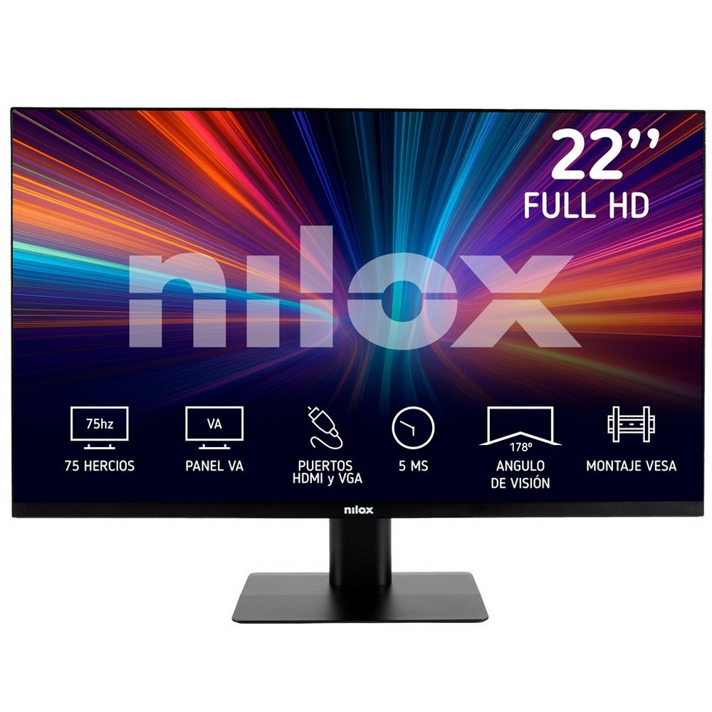 MONITOR NILOX 21.5 IPS 5MS VGA Y HDMI