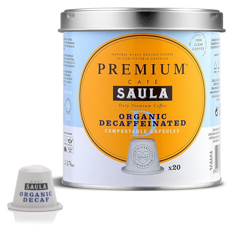 ESTUCHE SAULA 30338142 COMPOSTABLE ORG.DECAF 20CAP
