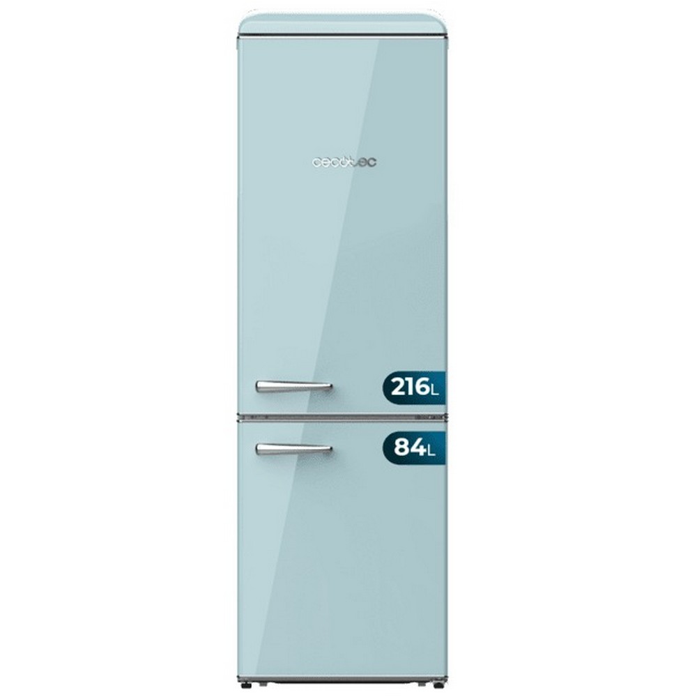 FRIGORIFICO COMBI NO FROST BLUE 192x56 CECOTEC BOLERO 300 RETRO 2759