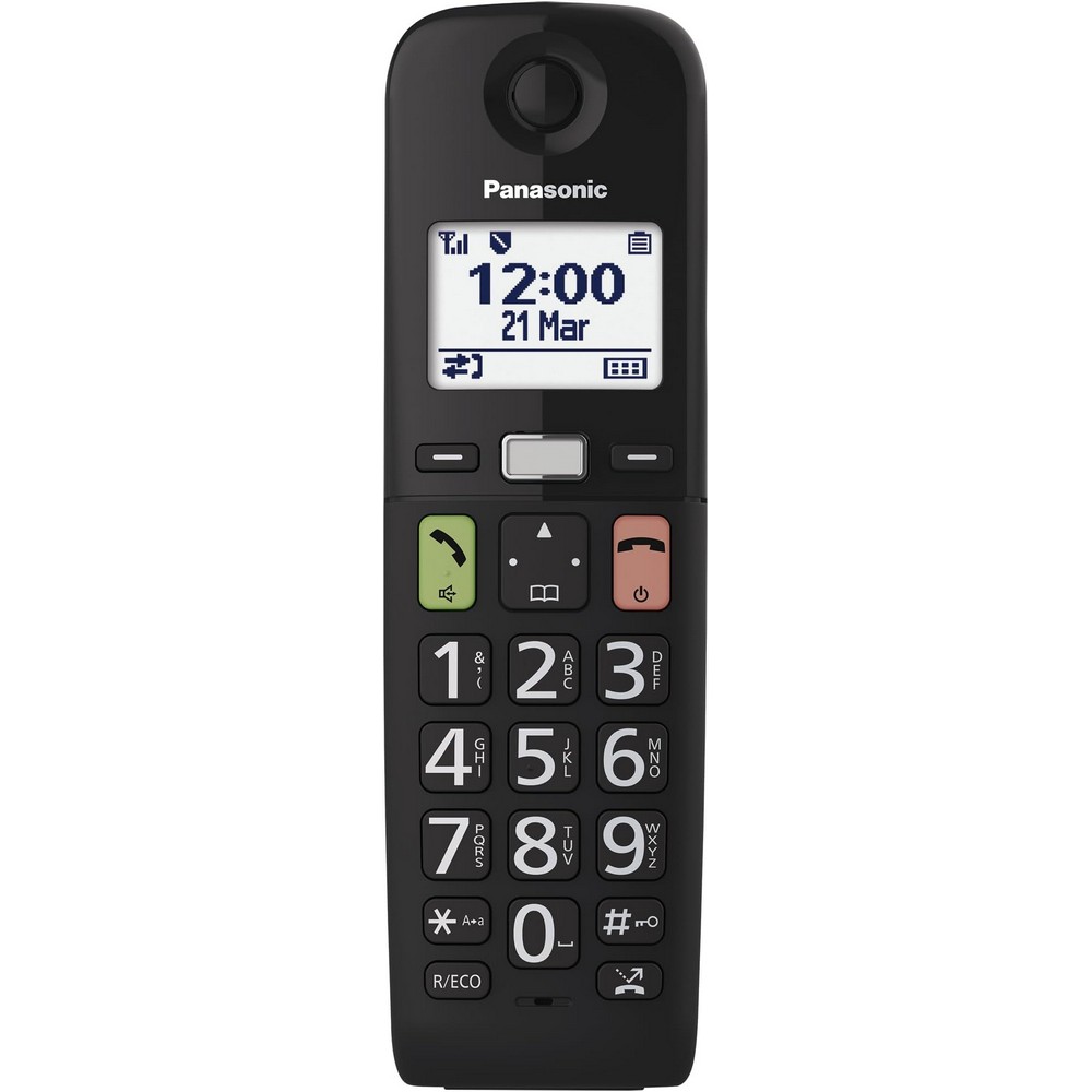 TELEFONO DECT PANASONIC KX-TGU112EXB DUO NEGRO