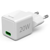 CARGADOR HAMA 00201980 1XUSB C DE 20W BLANCO