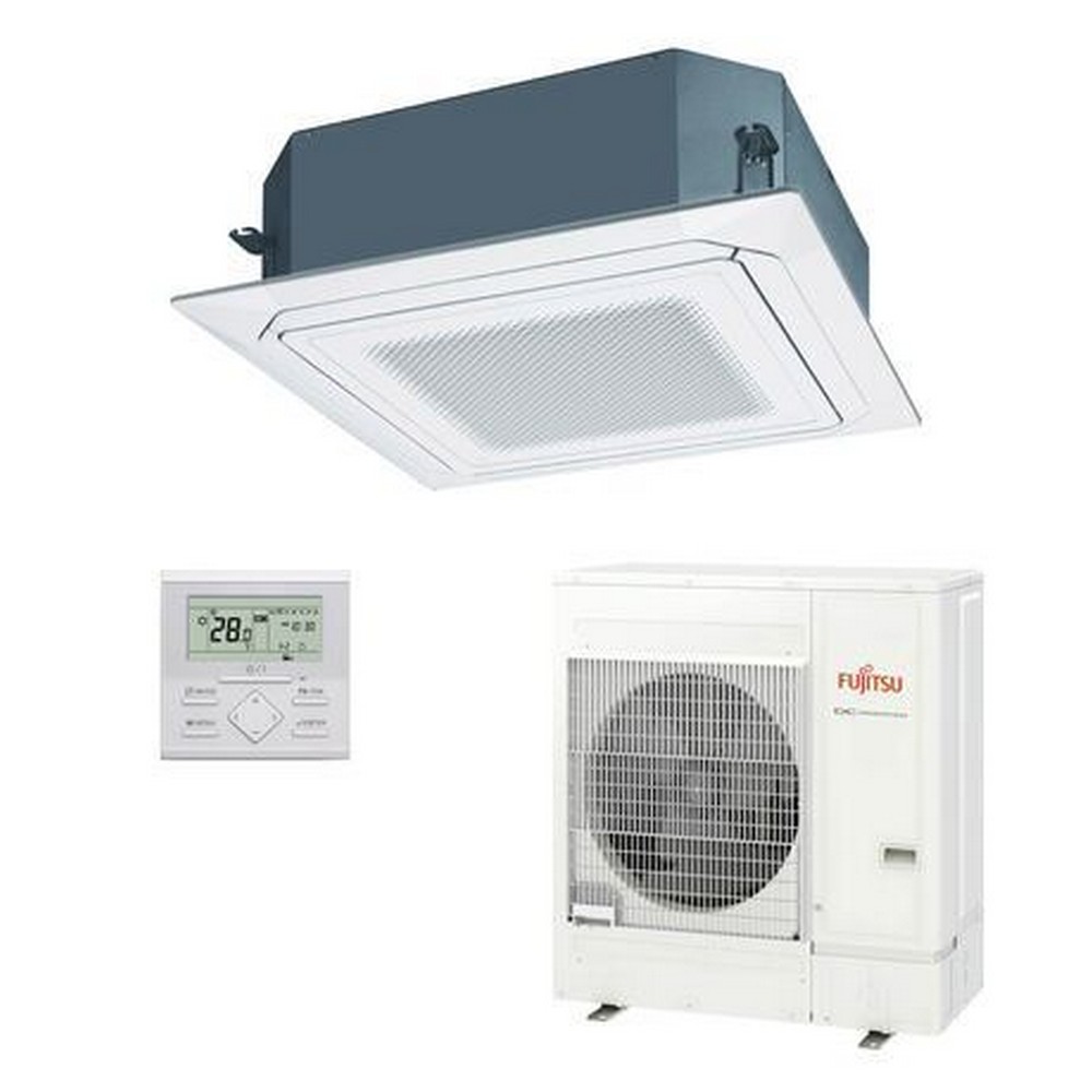 AIRE ACONDICIONADO DE TECHO CASSET FUJITSU AUY125KA BLANCO MONOFASICA