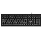 TECLADO NILOX CON CABLE NEGRO