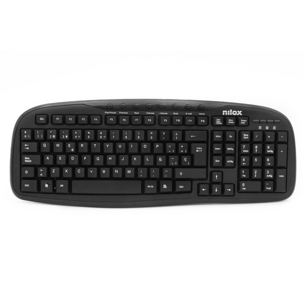 TECLADO NILOX USB MULTIMEDIA