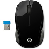 RATON HP 200 ERGONOMICO INALAMBRICO NEGRO