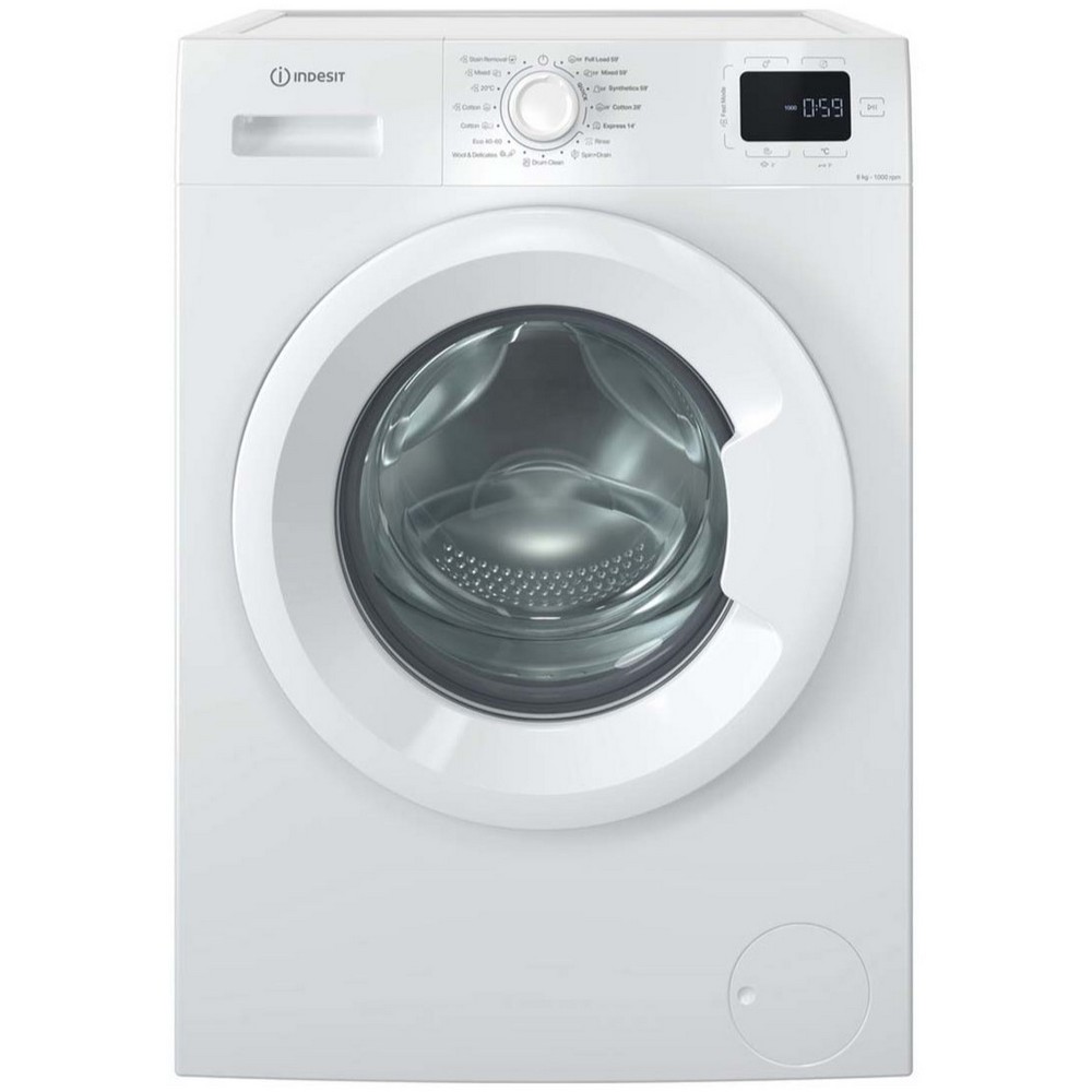 LAVADORA CARGA FRONTAL BLANCA 6 kg y 1000 rpm INDESIT IM640TIMEEE