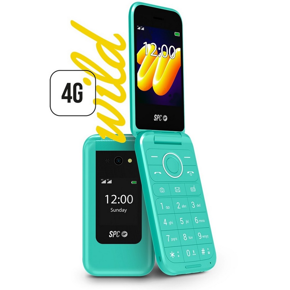 SENIORPHONE SPC WILD 2336V CONCHA VERDE 4G